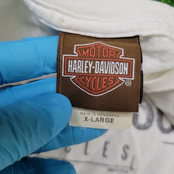 Harley-Davidson Bert's Barracuda FL T-Shirt Mens Medium Biker Muscle Tee - Picture 9 of 10